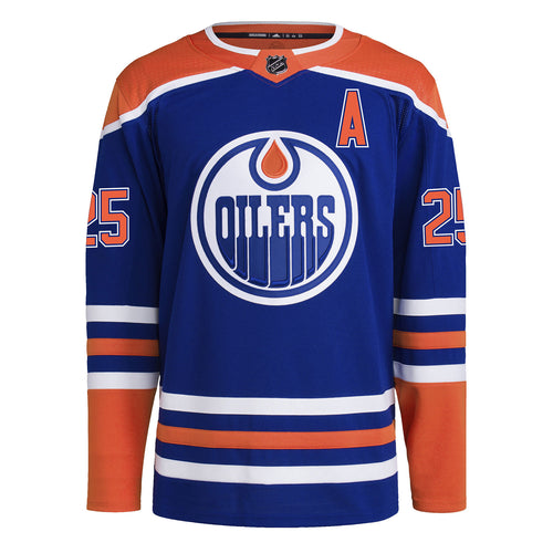 Darnell Nurse Edmonton Oilers NHL Authentic Pro Home Jersey with On Ice Cresting