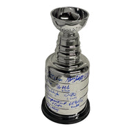 Oilers - Cups Won - Multi (13) Signed 14" Stanley Cup Replica w/Insc.