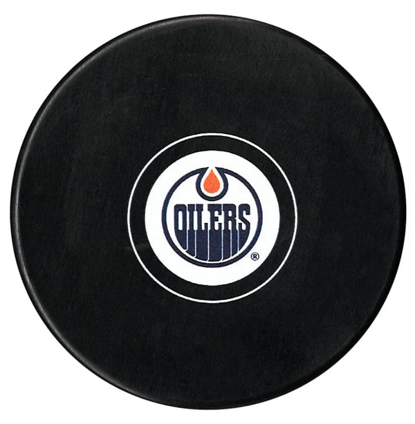 Grant Fuhr Edmonton Oilers Autographed Puck
