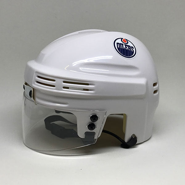 Vasily Podkolzin Edmonton Oilers Autographed White Mini Helmet