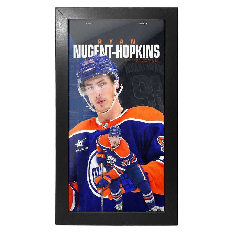 Ryan Nugent-Hopkins Edmonton Oilers Centerfold 6x12 Framed Print