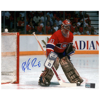 Patrick Roy Signed Montreal Canadiens Red Action 8x10 Framed Photo