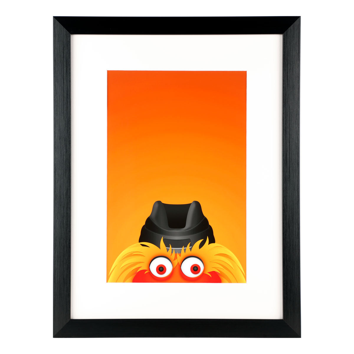 Philadelphia Flyers "Gritty" Minimalist Mascot 11x17 Poster Print