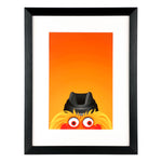 Philadelphia Flyers "Gritty" Minimalist Mascot 11x17 Poster Print