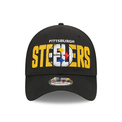 Pittsburgh Steelers New Era 2023 NFL Draft 39THIRTY Stretch Fit Hat Black