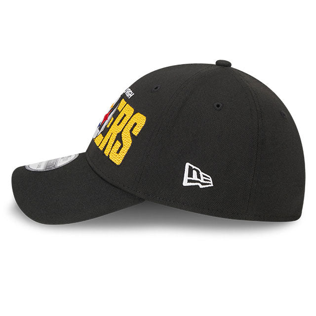Pittsburgh Steelers New Era 2023 NFL Draft 39THIRTY Stretch Fit Hat Black