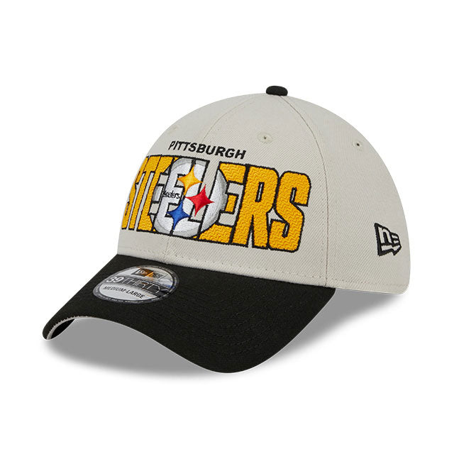 Pittsburgh Steelers New Era 2023 NFL Draft 39Thirty Stretch Fit Hat
