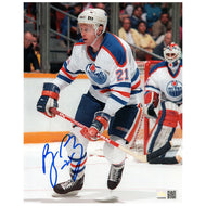 Randy Gregg Signed Edmonton Oilers - Home Action Eye On The Puck - 8x10 Photo
