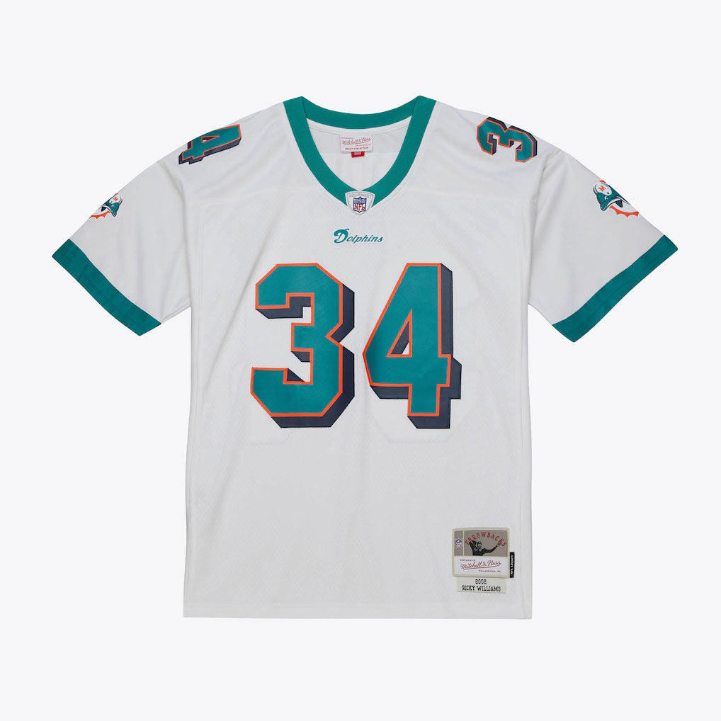 Ricky Williams Mitchell & Ness Miami Dolphins Legacy Jersey 2002