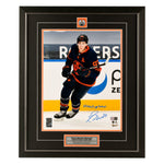 Ryan Nugent-Hopkins Edmonton Oilers Autographed/Inscribed "#KeepNugeForever" Navy Action 11x14 Photo