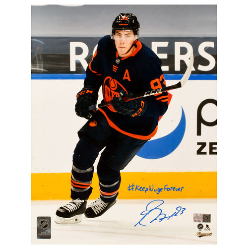 Zach Hyman Edmonton Oilers Autographed 2022-23 Reverse Retro Hockey Puck