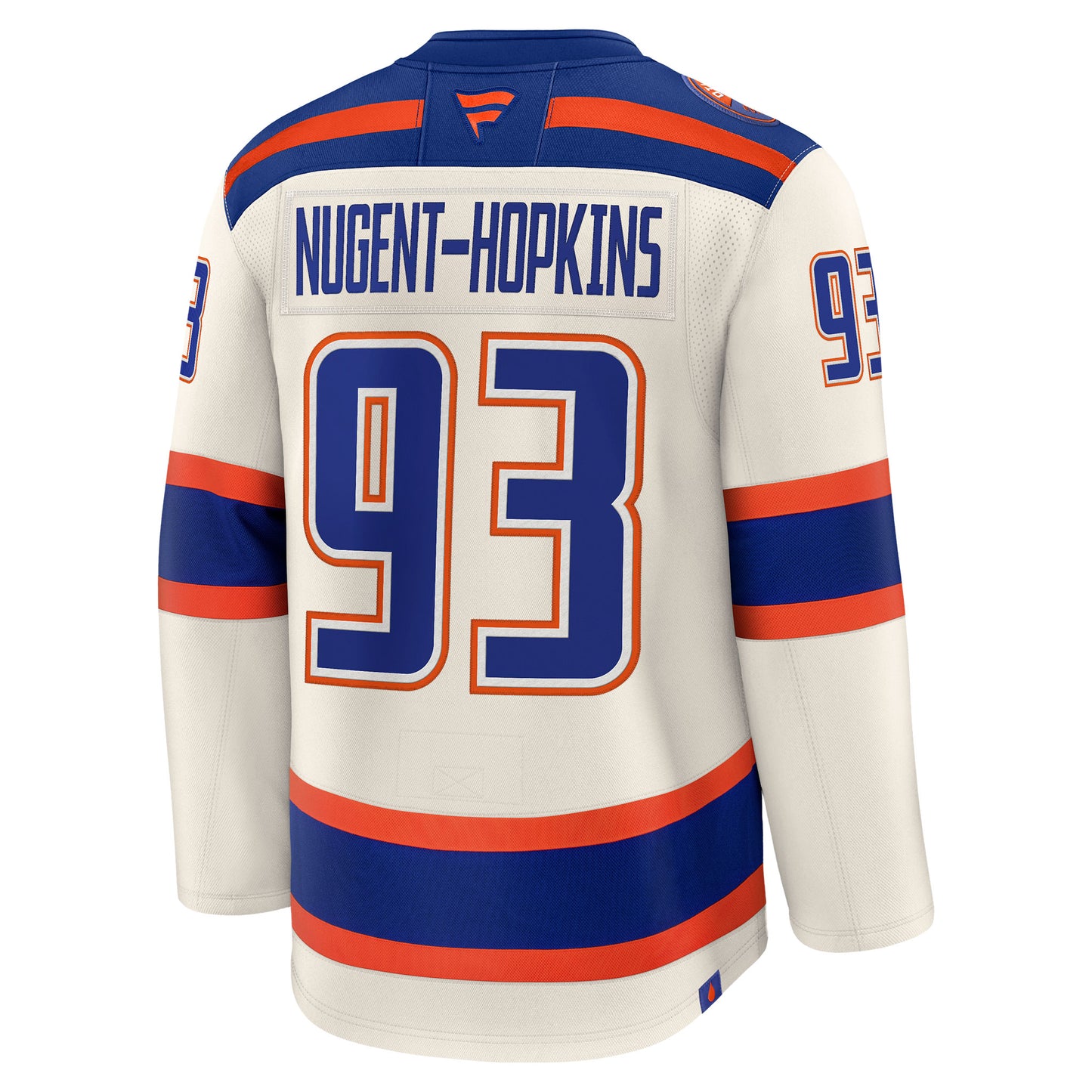 Ryan Nugent-Hopkins Edmonton Oilers Fanatics Premium Alternate Jersey Factory Cresting