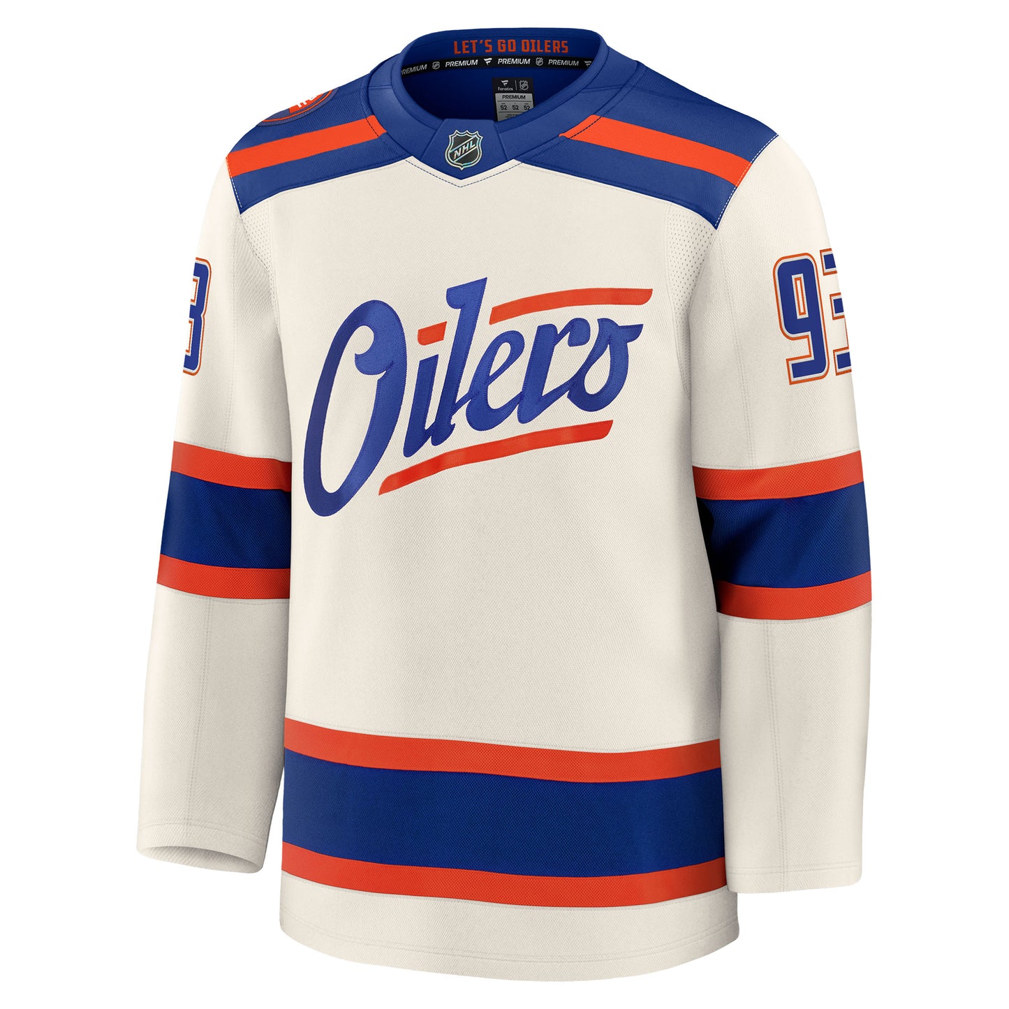 Ryan Nugent-Hopkins Edmonton Oilers Fanatics Premium Alternate Jersey Factory Cresting