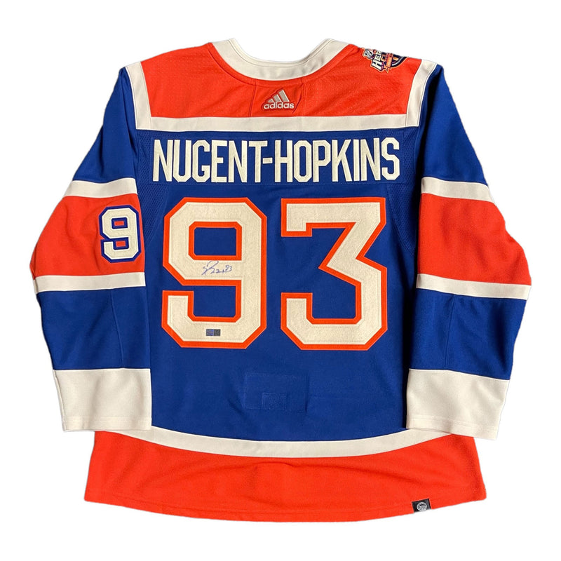 Ryan Nugent-Hopkins Edmonton Oilers Signed Heritage Classic adidas Pro Jersey