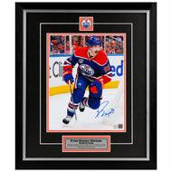 Ryan Nugent-Hopkins Signed Edmonton Oilers 24 Stanley Cup Final 8x10 Framed Photo