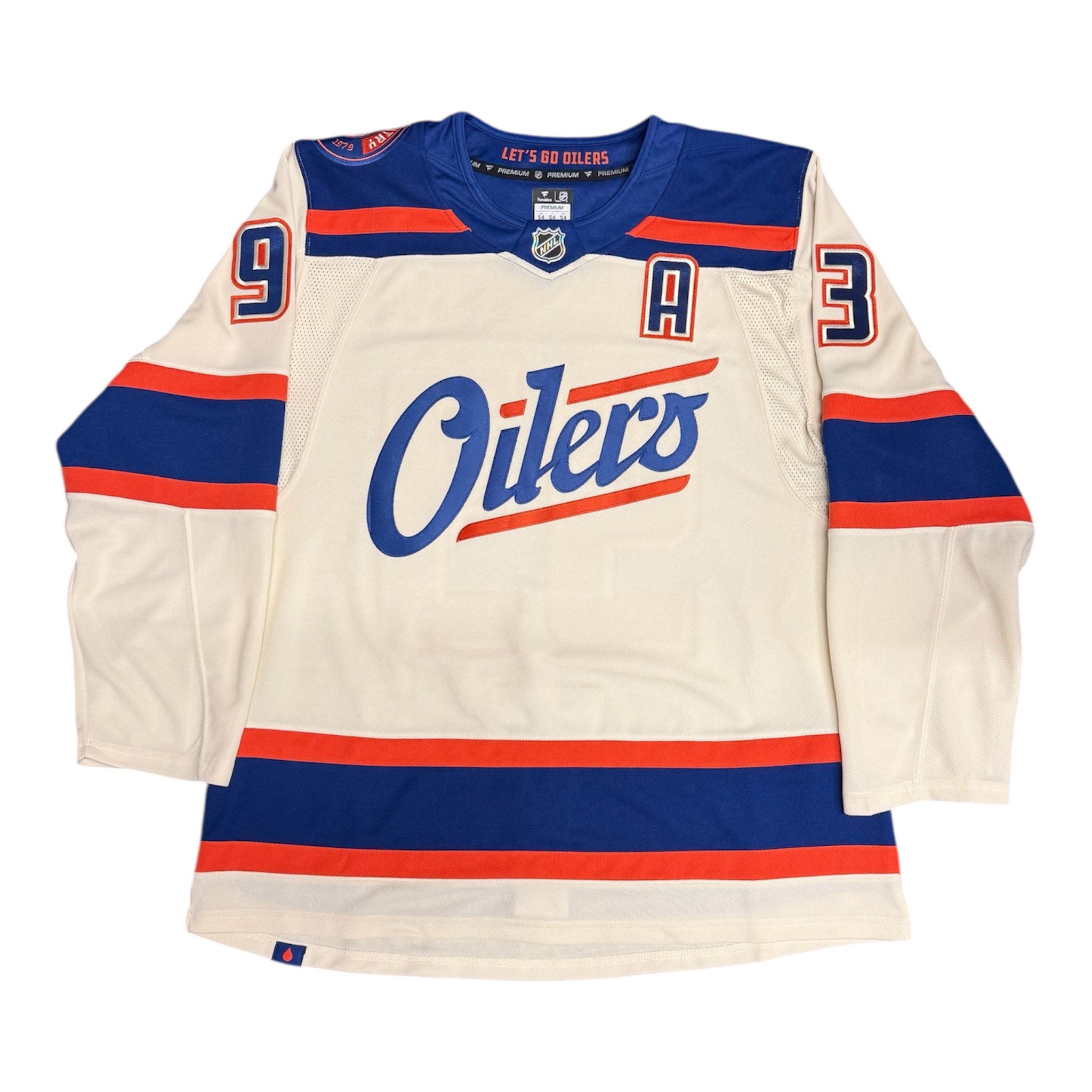Ryan Nugent-Hopkins Autographed Oilers Alternate Cream Jersey