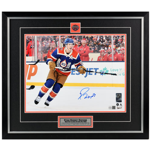 Ryan Nugent-Hopkins Signed Edmonton Oilers Heritage Classic 11x14 Photo