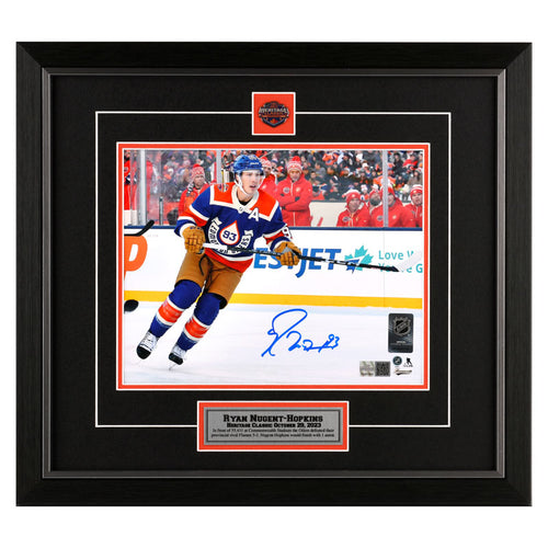 Ryan Nugent-Hopkins Signed Edmonton Oilers Heritage Classic 8x10 Photo