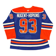 Ryan Nugent-Hopkins Signed Edmonton Oilers Royal Fanatics Premium Jersey with 2025 Stanley Cup Final Patch
