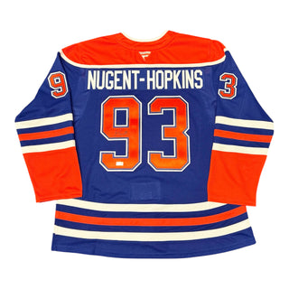 Ryan Nugent-Hopkins Signed Edmonton Oilers Royal Fanatics Premium Jersey with 2025 Stanley Cup Final Patch