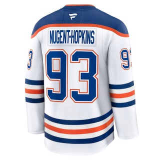 Ryan Nugent-Hopkins Edmonton Oilers Fanatics Premium Road Jersey with On Ice Cresting