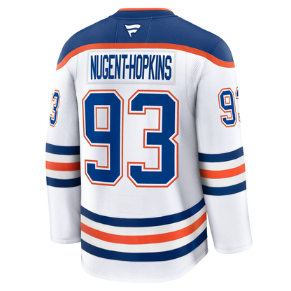 Ryan Nugent-Hopkins Edmonton Oilers Fanatics Premium Road Jersey with On Ice Cresting