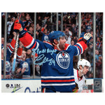 Sam-Gagner-Signed-Edmonton-Oilers-8x10-Photo-Inscribed-8-Point-Night-Pro-Am-Sports-Ships-From-Canada