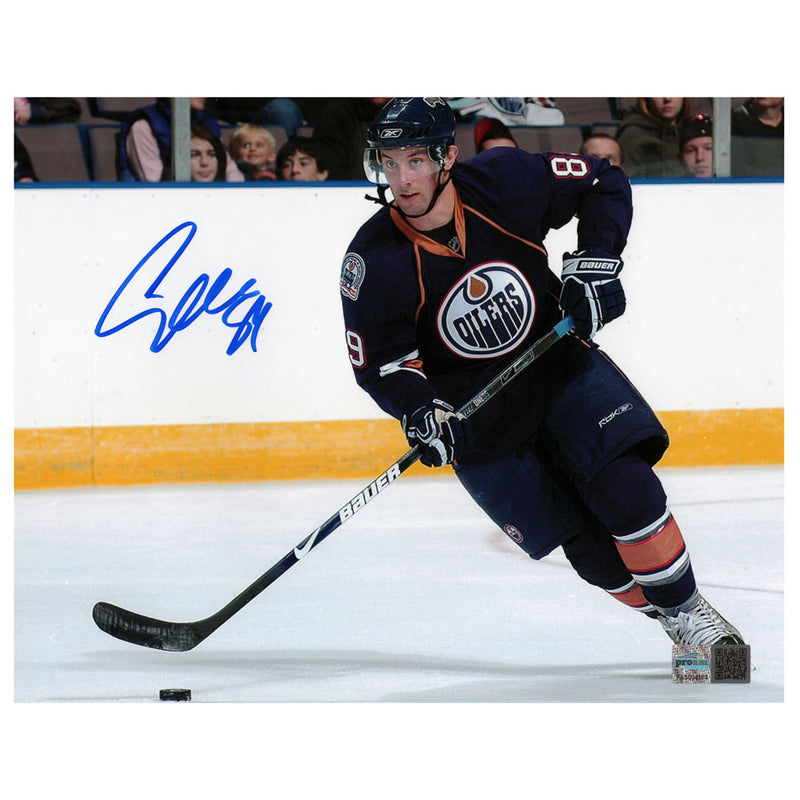 Sam Gagner Signed Edmonton Oilers 8x10 Photo Navy Action