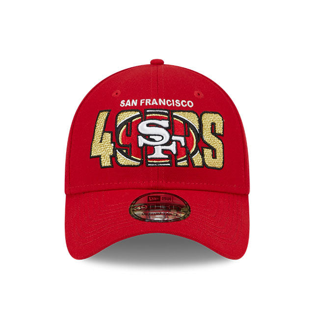 San Francisco 49ers New Era 2023 NFL Draft 39THIRTY Stretch Fit Hat Red