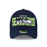 Seattle Seahawks New Era 2023 NFL Draft 39THIRTY Stretch Fit Hat Navy
