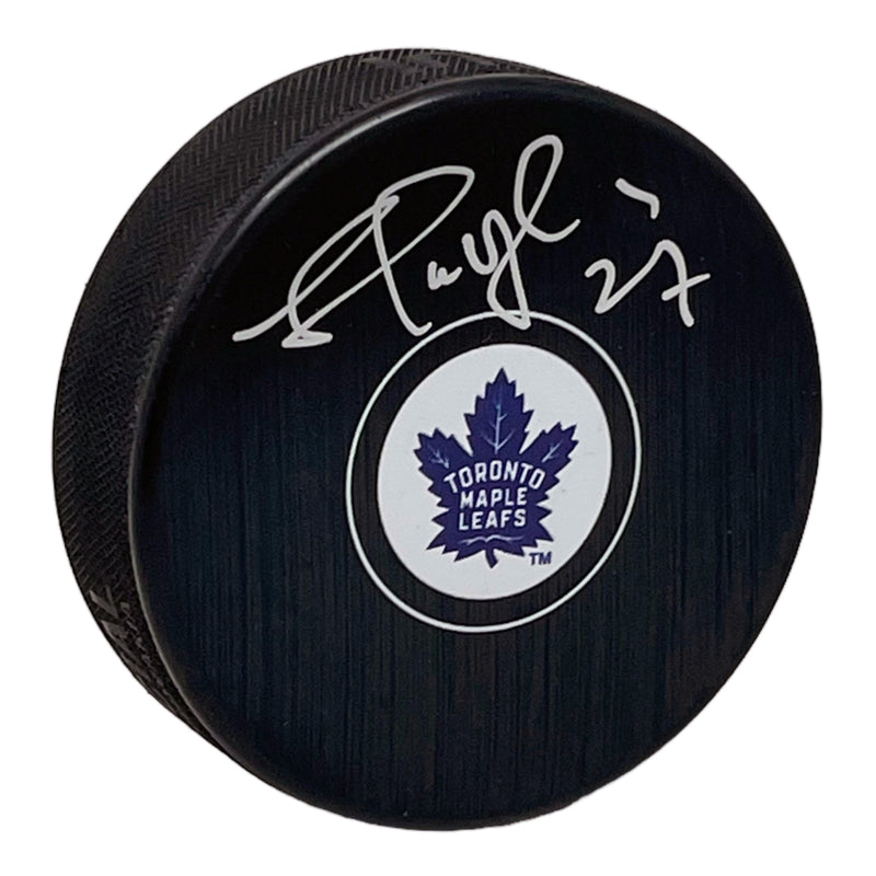 Shayne Corson Signed Toronto Maple Leafs Puck