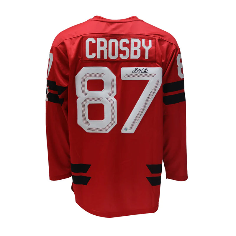 Sidney Crosby Team Canada 2026 Olympics Autographed Red Jersey