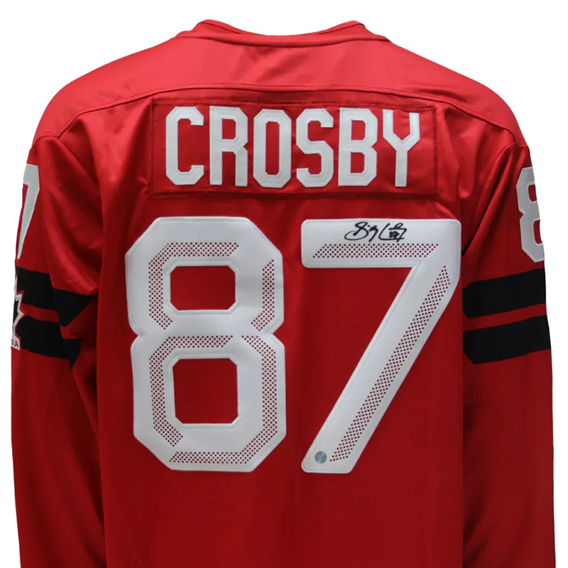 Sidney Crosby Team Canada 2026 Olympics Autographed Red Jersey
