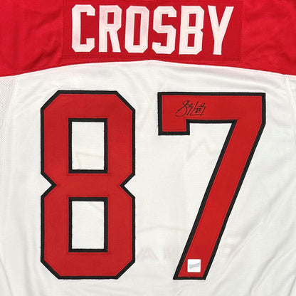 Sidney Crosby Team Canada 2010 Olympics Autographed White Jersey