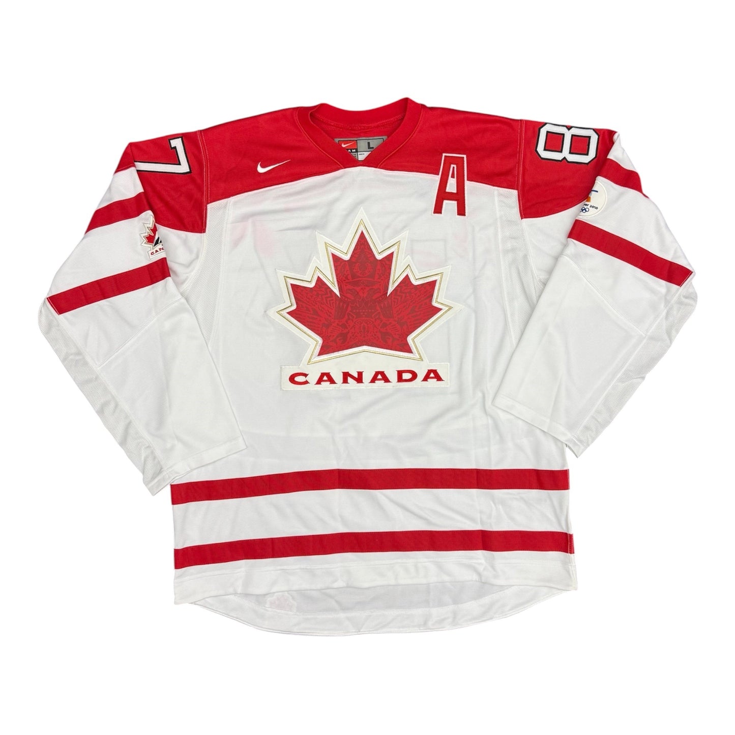 Sidney Crosby Team Canada 2010 Olympics Autographed White Jersey