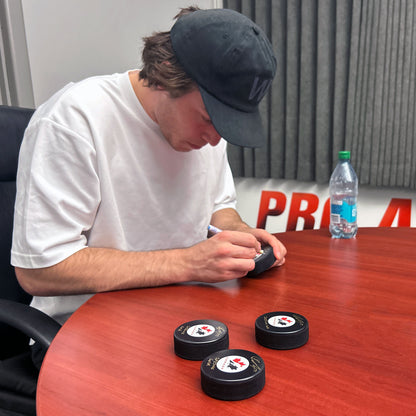 Colton Dach Signed with Inscription Team Canada Puck