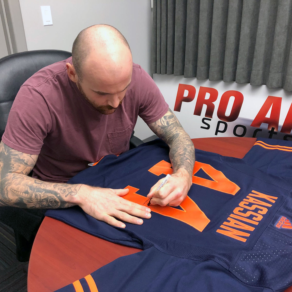 Zack Kassian Signed Edmonton Oilers Navy Third adidas Pro Jersey