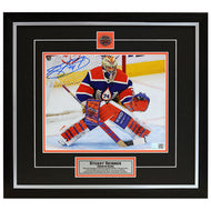 Stuart Skinner Signed Edmonton Oilers Heritage Classic - Action - 8x10 Framed Photo