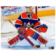 Stuart Skinner Signed Edmonton Oilers Heritage Classic - Action - 8x10 Photo