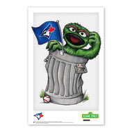 Toronto Blue Jays Oscar The Grouch 11x17 Poster Print