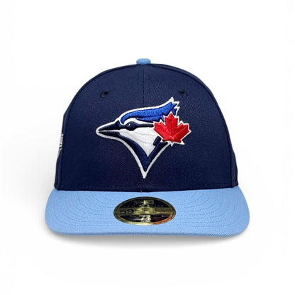 Toronto Blue Jays ON-FIELD 2025 World Series Side Patch Navy/Powder Blue New Era Low Profile 59Fifty Cap