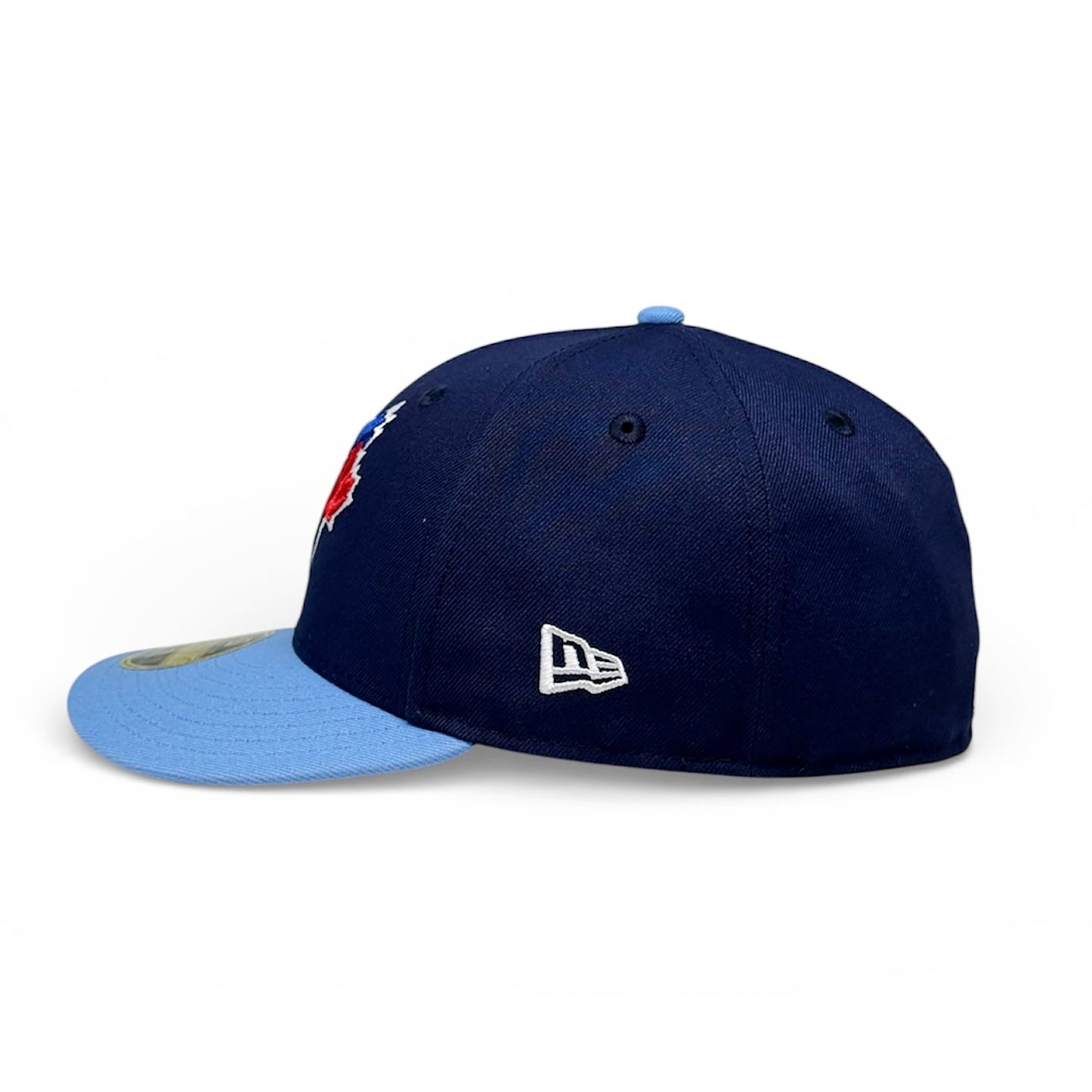 Toronto Blue Jays ON-FIELD 2025 World Series Side Patch Navy/Powder Blue New Era Low Profile 59Fifty Cap