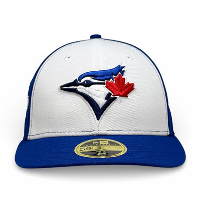 Toronto Blue Jays ON-FIELD 2025 World Series Side Patch Royal/White New Era Low Profile 59Fifty Cap
