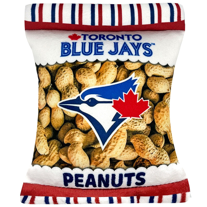 Toronto Blue Jays Pet Peanut Bag Plush Squeak Toy