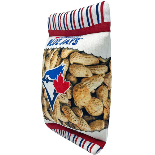 Toronto Blue Jays Pet Peanut Bag Plush Squeak Toy