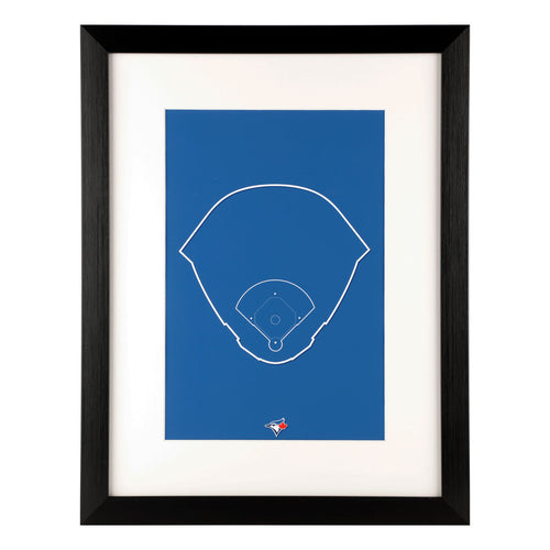 Toronto Blue Jays Rogers Centre Minimalist Outline 11x17 Poster Print