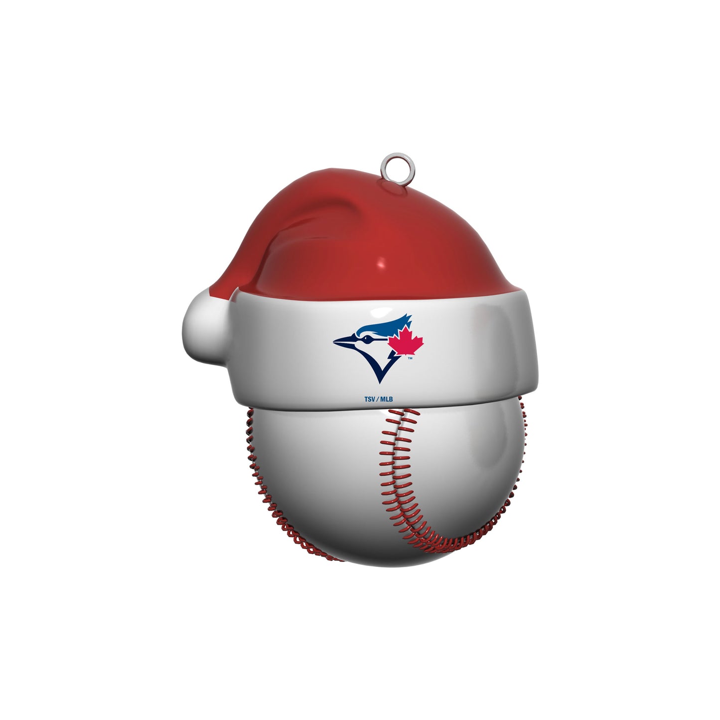 Toronto Blue Jays Santa Hat and Baseball Christmas Tree Ornament