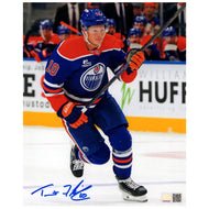 Trent Frederic Signed Edmonton Oilers Royal Home Action Vertical 8x10 Photo