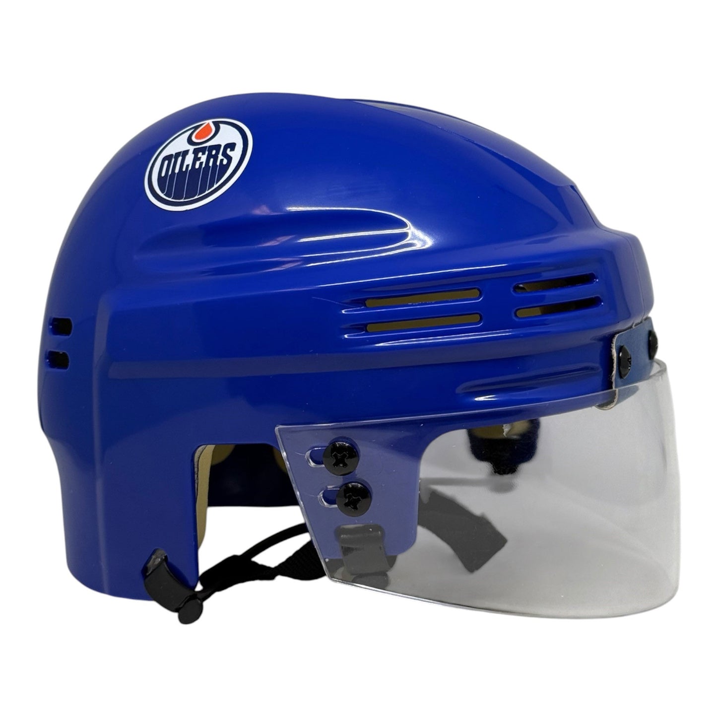 Trent Frederic Signed Edmonton Oilers Royal Mini Helmet