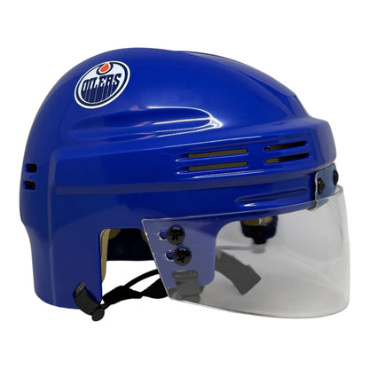 Trent Frederic Signed Edmonton Oilers Royal Mini Helmet